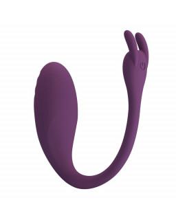 Catalina Huevo Vibrador con APP Purpura