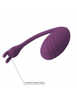 Catalina Huevo Vibrador con APP Purpura