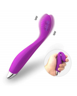 No Ten Vibrador Hiper Flexible Punto G USB Magnetico Silicona