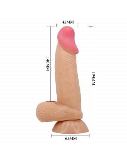 Dildo Realista con Piel Deslizante 194 cm