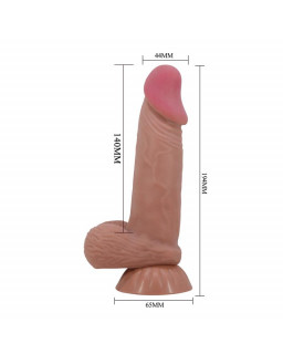 Dildo Realista con Piel Deslizante 194 cm