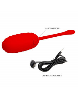 Kirk Huevo Vibrador Rojo