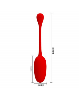 Knucker Huevo Vibrador Rojo