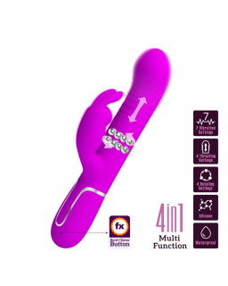 Coale Vibrador con Bolas Rotatorias y Up and Down USB