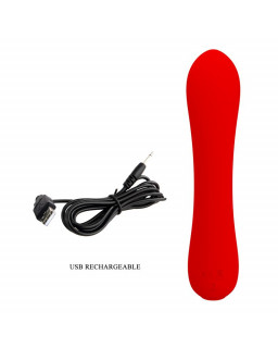 Prescott Vibrasor USB Silicona Rojo