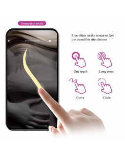 Nymph Huevo Vibrador con APP