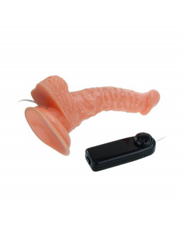 Baile Dildo Vibrador Colo Natural