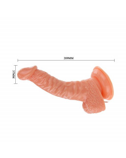 Baile Dildo Vibrador Colo Natural