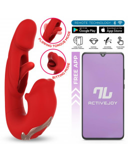 Mouty Vibrador con Funcion de Mordisqueo y Flipping con App