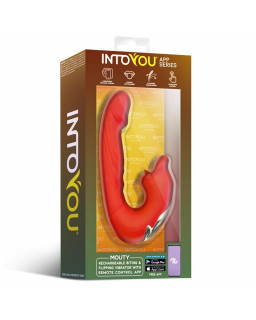 Mouty Vibrador con Funcion de Mordisqueo y Flipping con App