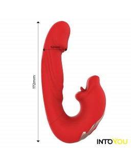 Mouty Vibrador con Funcion de Mordisqueo y Flipping con App