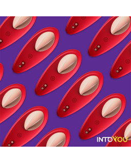 Vibrador de Braguita con APP Silicona Rojo