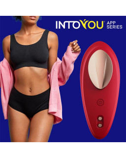 Vibrador de Braguita con APP Silicona Rojo