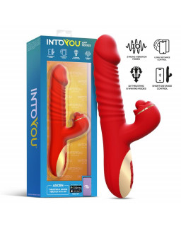 Ascen Vibrador con Thrusting y Waving y APP USB Magnetico