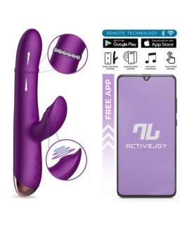 Sendel Vibrador con Anillo de Bolas Internas Up and Down y Pulsacion con App