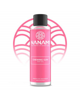 Nanami Aceite de Masaje Efecto Calor Hot Oil Aroma Chicle 100ml