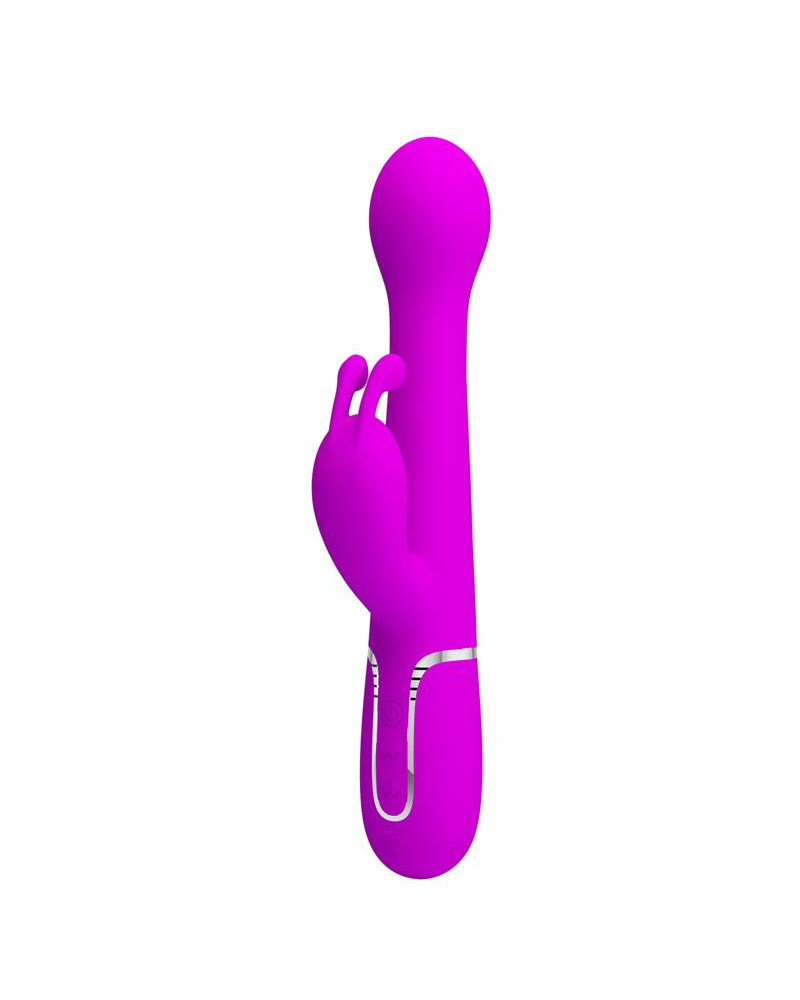 Vibrador con Thrusting y Bolas Rotatorias Dejon Rosa