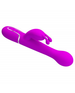 Vibrador con Thrusting y Bolas Rotatorias Dejon Rosa