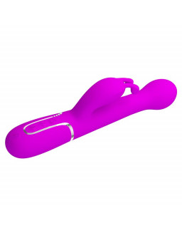 Vibrador con Thrusting y Bolas Rotatorias Dejon Rosa