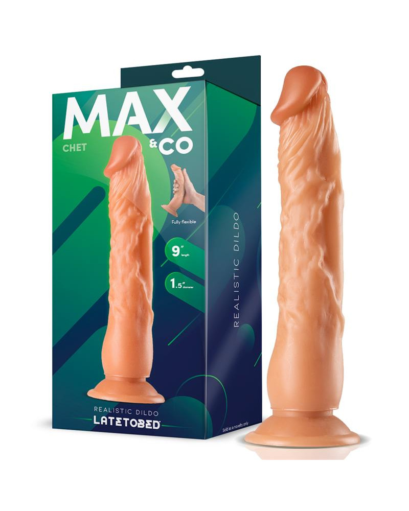 Chet Dildo Realista Natural 9 23 cm