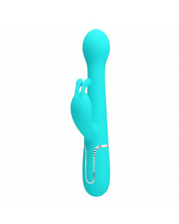 Vibrador con Thrusting y Bolas Rotatorias Dejon Azul