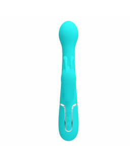 Vibrador con Thrusting y Bolas Rotatorias Dejon Azul