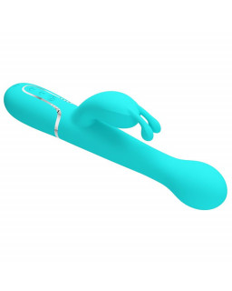 Vibrador con Thrusting y Bolas Rotatorias Dejon Azul