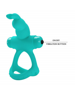 Anillo para el Pene con Vibracion Passionate Figgy Verde