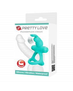 Anillo para el Pene con Vibracion Passionate Figgy Verde