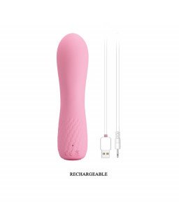 Alice Vibrador 12 funciones Rosa Claro