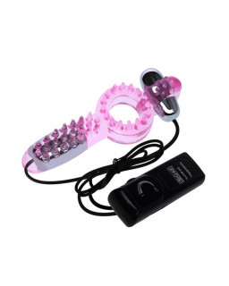 Anillo Vibrador Doble Couple Collection Rosa