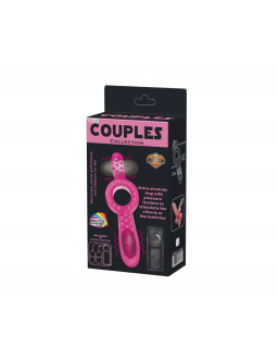 Anillo Vibrador Doble Couple Collection Rosa