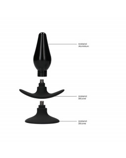 Set Plug Anal y Ventosa Putiaguda Grande Negro