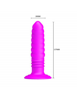 Vibrador Twist Plug Anal Purpura