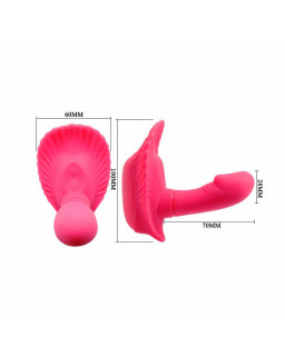 Pretty Love Vibrador a Control Remoto Fancy Clamshell Color Rosa