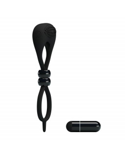 Pretty Love Anillo Vibrador Locker Color Negro