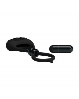 Pretty Love Anillo Vibrador Locker Color Negro