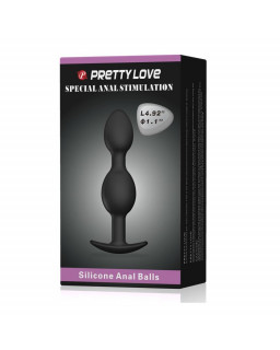 Pretty Love Plug Anal Pesado Color Negro