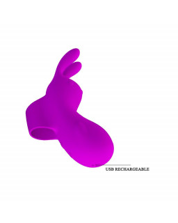 Estimulador Finger Bunny USB Silicona