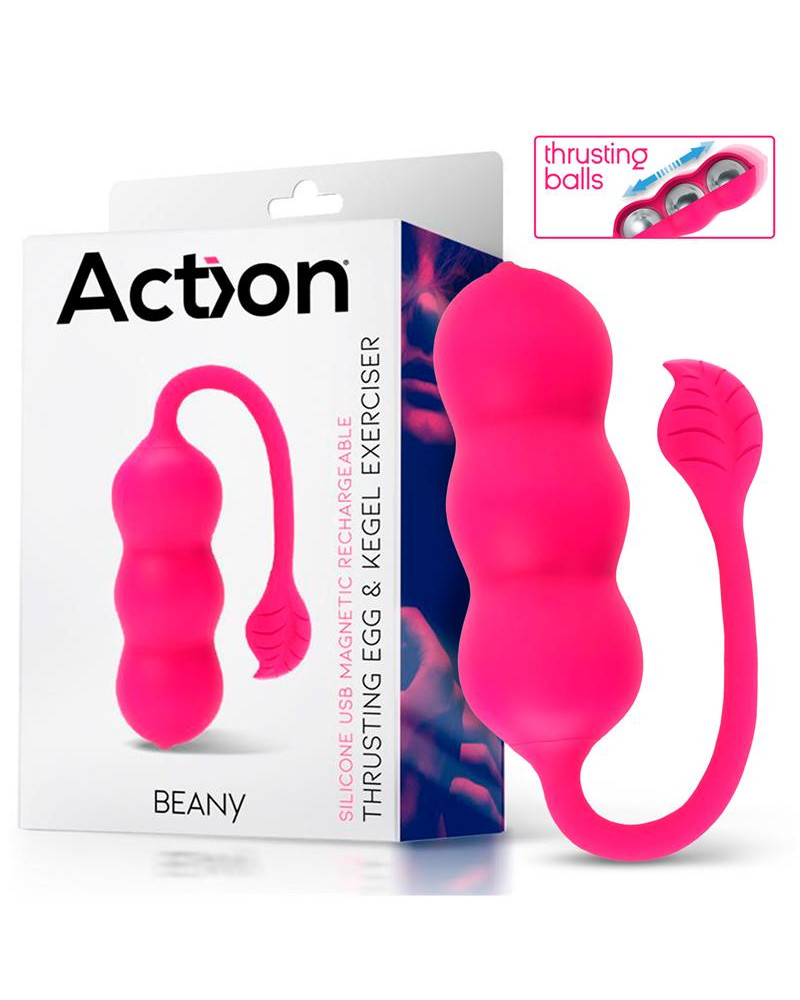 Beany Huevo Vibrador y Entrenador Suelo Pelvico con Empuje