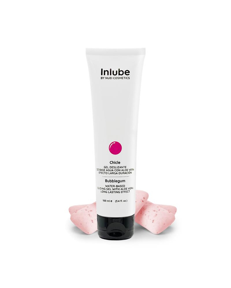 Lubricante a Base de Agua Inlube Sabor Chicle 100 ml