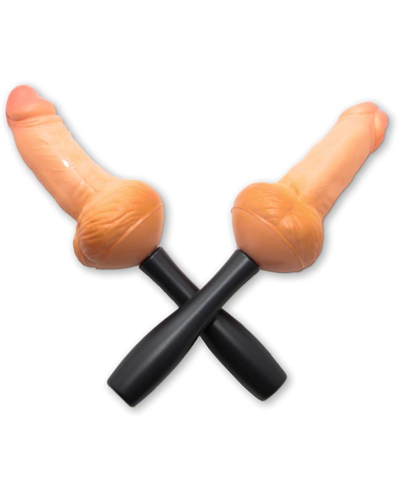 2 Maracas con Forma de Pene 25 cm