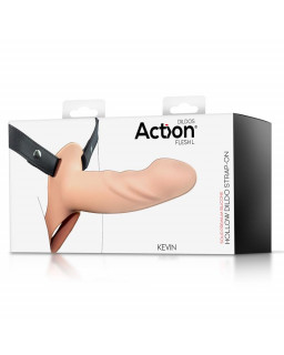 Arnes Strap on con Dildo Hueco Silicona Premium Talla L