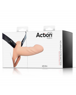 Arnes Strap On con Dildo Hueco Silicona Premium Talla S