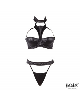 Addis Set Sujetador con Choker y Tanga Alto