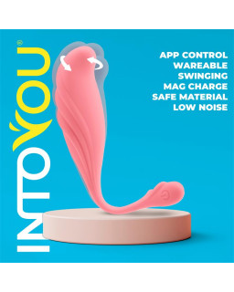 Huevo Vibrador con Movimiento Waving con APP USB