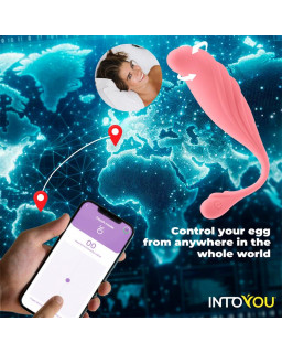 Huevo Vibrador con Movimiento Waving con APP USB