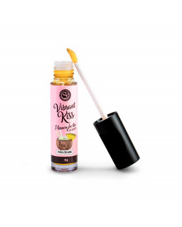 Lip Gloss Vibrant Kiss Sabor Pina Colada