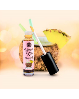 Lip Gloss Vibrant Kiss Sabor Pina Colada