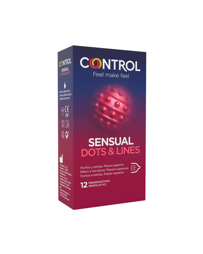 Sensual Dots Lines Punteados 12 uds